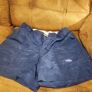 AFTCO Size 34 The Original Fishing Shorts 6” Navy
